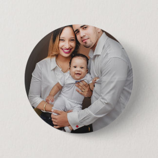 Personalized Family Photo Custom Button