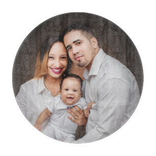 Personalized Family Photo Custom Cutting Board