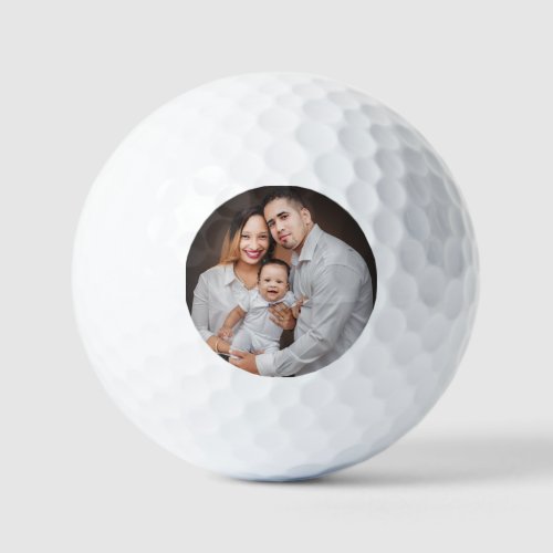Personalized Family Photo Custom    Golf Balls