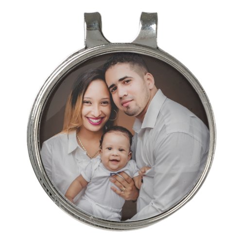 Personalized Family Photo Custom   Golf Hat Clip