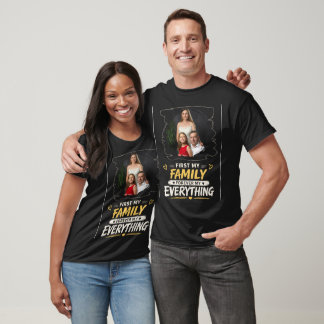 Personalized Family Photo Custom Picture T-Shirt