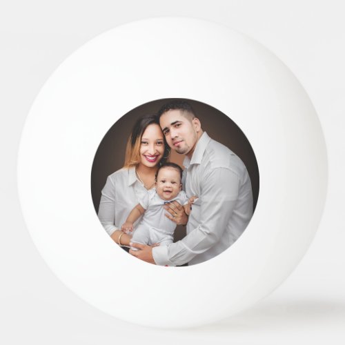 Personalized Family Photo Custom   Ping Pong Ball