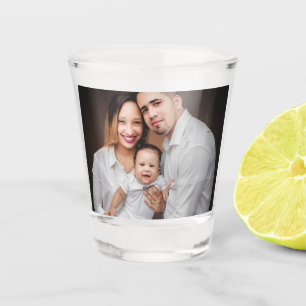Personalized Family Photo Custom Shot Glass