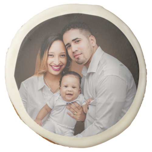 Personalized Family Photo Custom Sugar Cookie
