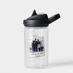 Personalized Family Photo & Custom Text   Water Bottle