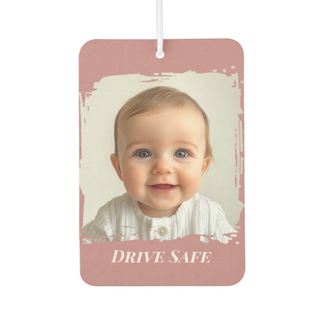 Personalized Family Photo — Double-Sided | Car Air Freshener (Front)