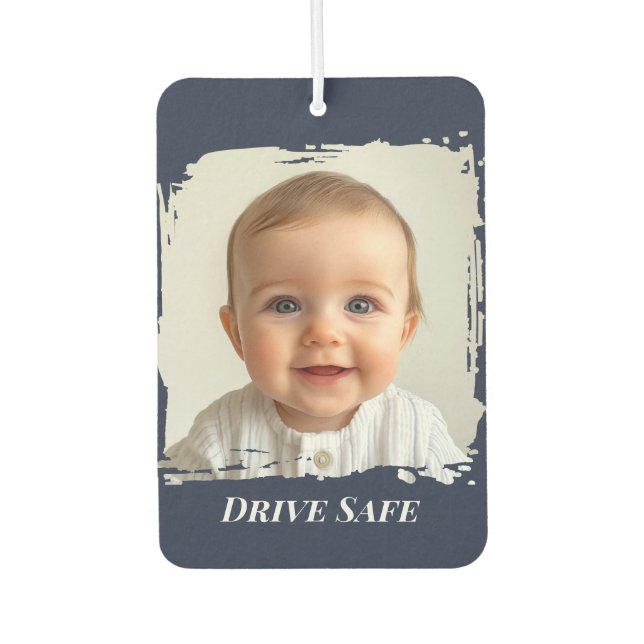 Personalized Family Photo — Double-Sided | Car Air Freshener (Front)
