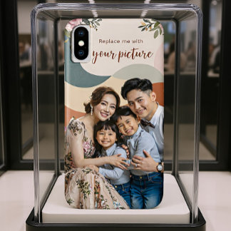 Personalized family photo fits models 11-15 iPhone x case