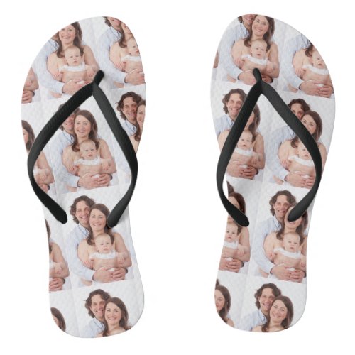 Personalized Family Photo Flip Flops