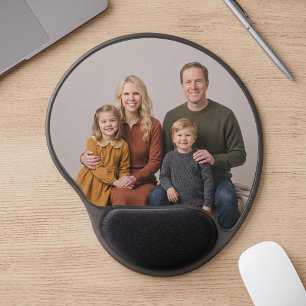 Personalized Family Photo Gel Mousepad