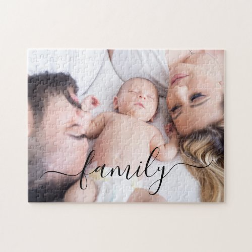 Personalized Family Photo Housewarming Love Jigsaw Puzzle