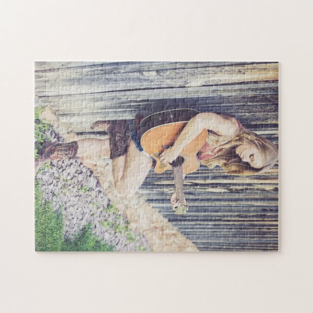 Personalized Family Photo Jigsaw Puzzle (Horizontal)