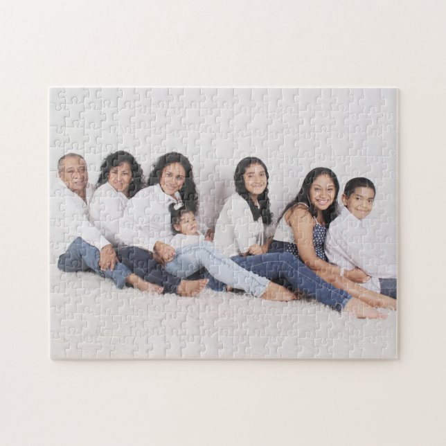 Personalized Family Photo Jigsaw Puzzle (Horizontal)