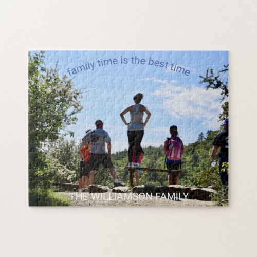 Personalized Family Photo  Jigsaw Puzzle