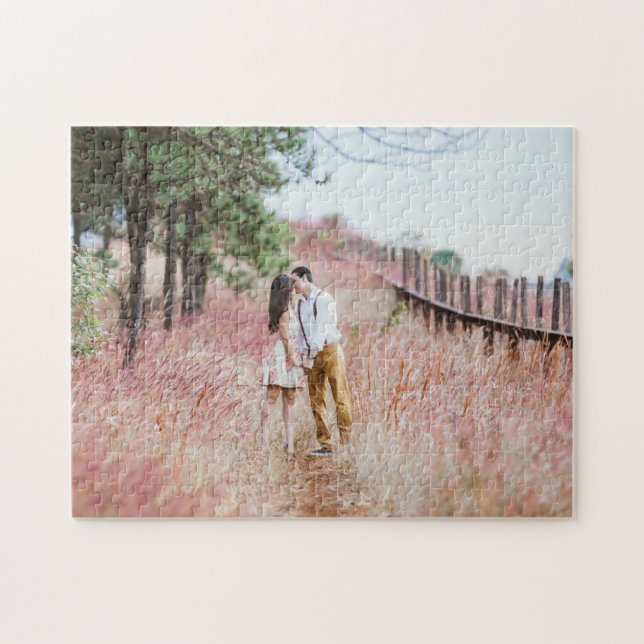Personalized Family Photo Jigsaw Puzzle (Horizontal)