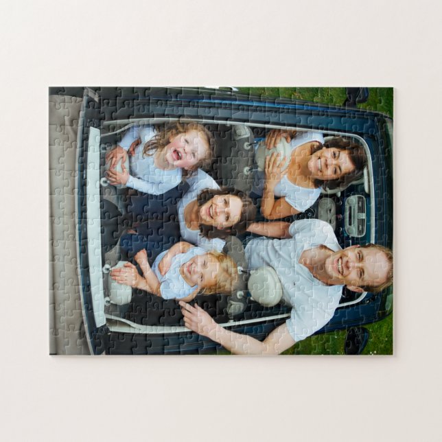 Personalized Family Photo Jigsaw Puzzle (Horizontal)