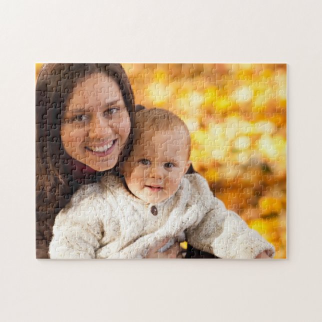 Personalized Family Photo Jigsaw Puzzle (Horizontal)
