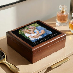 Personalized Family Photo Keepsake Box for Mom