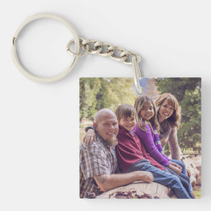 Personalized Family Photo Key Chain