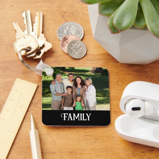 Personalized Family Photo Keychain (Desk)