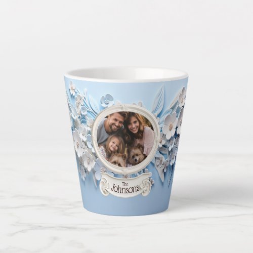 Personalized Family Photo Latte Mug