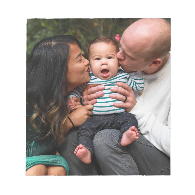 Personalized Family Photo Notepad (Front)