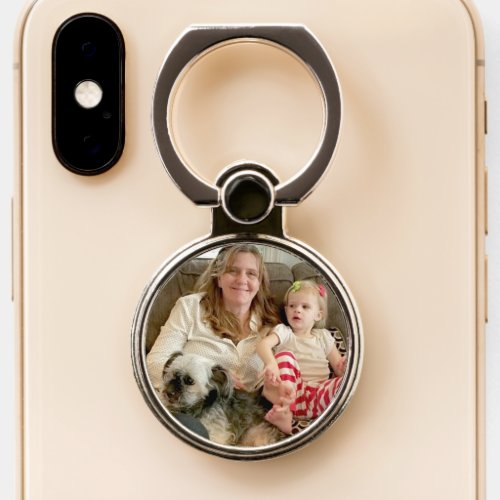 Personalized Family Photo Phone Ring Stand