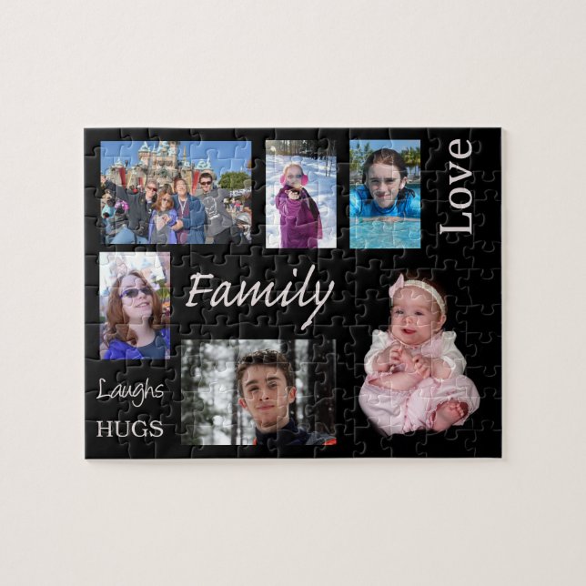 Personalized Family Photo Puzzle (Horizontal)