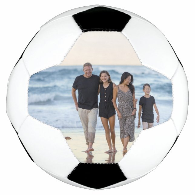 Personalized  Family Photo Soccer Ball (Front)