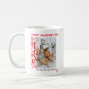 Personalized Family Photo Valentine's Day Coffee Mug