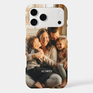 Personalized Family Photo with Custom Name iPhone 17 Pro Max Case