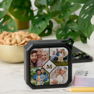 Personalized family photos bluetooth speaker