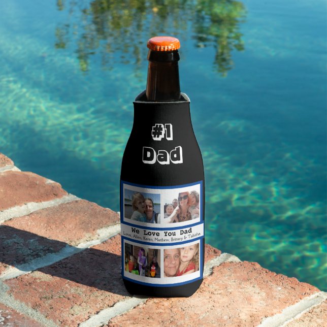Personalized Family Photos | Gifts for Dad   Bottle Cooler (In Situ Pool)