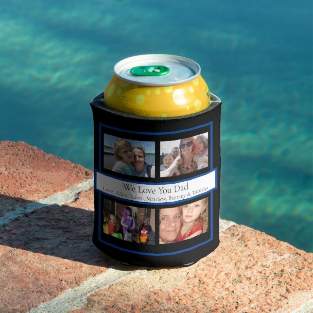 Personalized Family Photos | Gifts for Dad    Can Cooler (In Situ Pool)