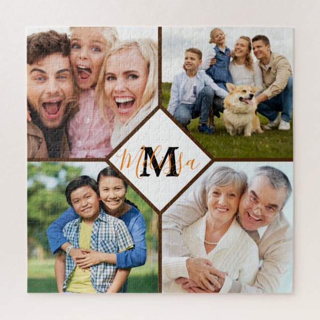 Personalized family photos  jigsaw puzzle (Vertical)