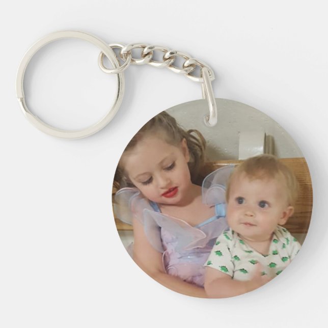 Personalized Family Photos Key Chain (Front)