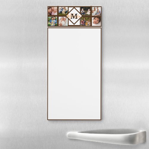 Personalized family photos  magnetic notepad
