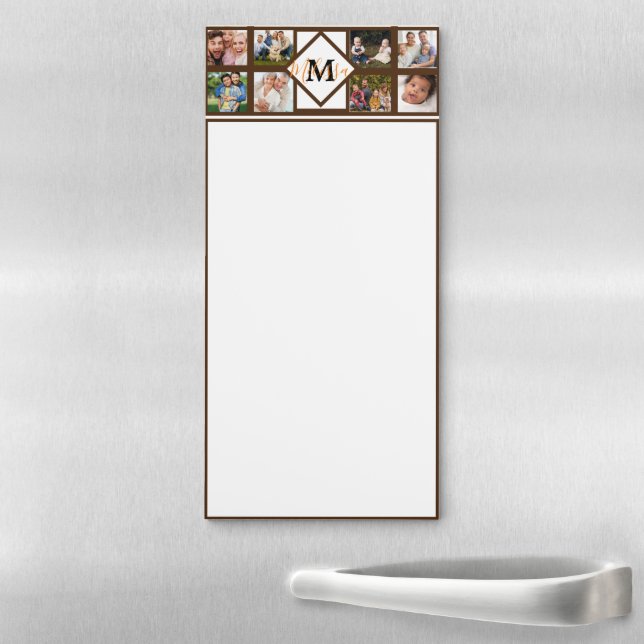 Personalized family photos  magnetic notepad (In Situ)