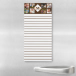 Personalized family photos  magnetic notepad<br><div class="desc">Add your personal photos for a great memory,  edit name and letter. Customize further and change colors of frame and text,  or add additonal text.
Keep or give as a give</div>