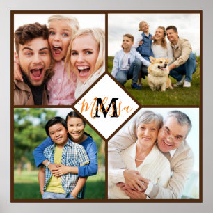 Personalized family photos  poster