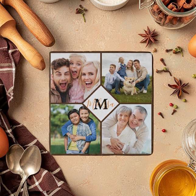 Personalized family photos  trivet (Creator Uploaded)