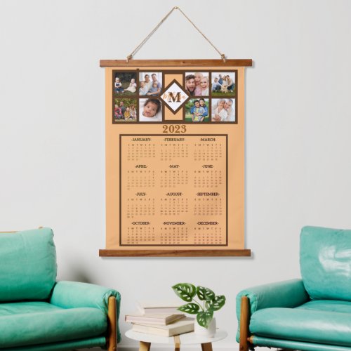 Personalized family photos wall Calendar Hanging Tapestry