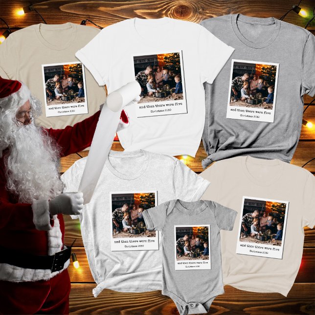 Personalized Family Picture Cool Vintage Christmas Tri-Blend Shirt (Creator Uploaded)