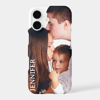 Personalized Family Picture & Name iPhone 17 Case