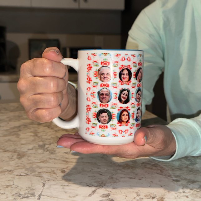 Personalized family pictures Light and Airy Mug (Add your photos)