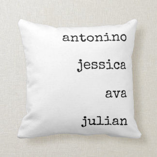 Personalized Family Pillow