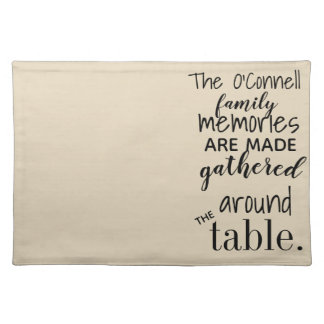 Personalized Family Placemat