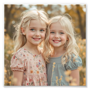 Personalized Family Premium Satin Photo Print