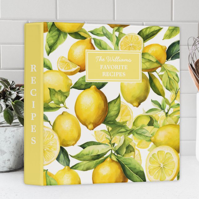 Personalized Family Recipe 3 Ring Binder (Creator Uploaded)