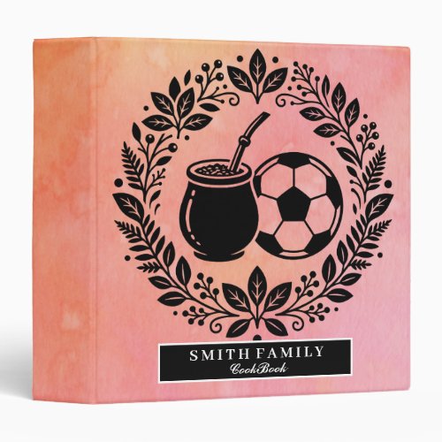 Personalized Family Recipe Cookbook 3 Ring Binder